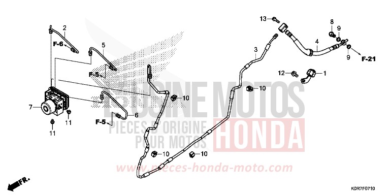 MODULATEUR ABS von SH125AD TIMELESS GRAY METALLIC (NHC28) von 2020