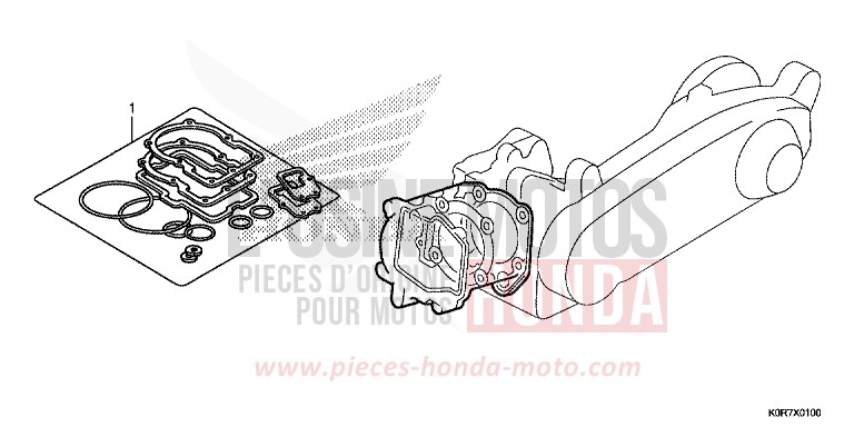 TROUSSE DE JOINT A von SH125AD TIMELESS GRAY METALLIC (NHC28) von 2020