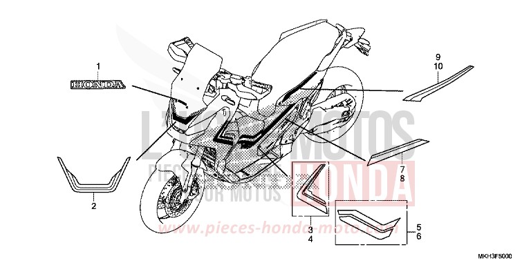MARKE/STREIFEN von X-ADV DEGITAL SILVER METALLIC (NHA30) von 2017