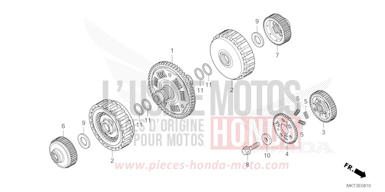 KUPPLUNG von X-ADV PUCO BLUE (B187) von 2024