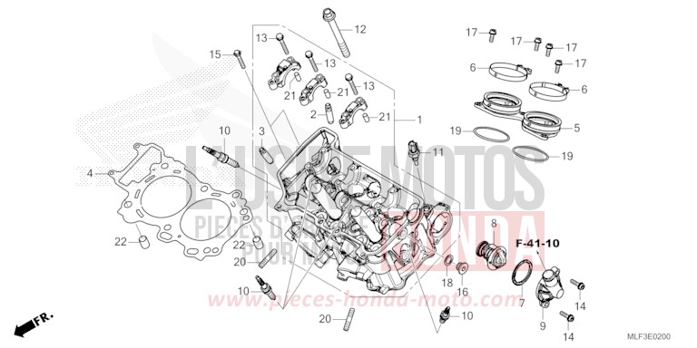 ZYLINDERKOPF von NT1100 CANDY CHROMOSPHERE RED (R381) von 2024