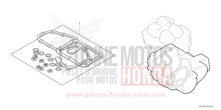 DICHTUNG SATZ B von CB500F PEARL HIMALAYAS WHITE (NHA87) von 2024