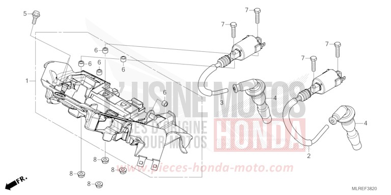 ZUENDSPULE von CB500F PEARL HIMALAYAS WHITE (NHA87) von 2024