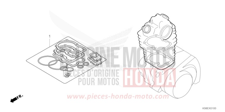 DICHTUNG SATZ A von CB125R MAT CYNOS GRAY METALLIC (NH312) von 2024