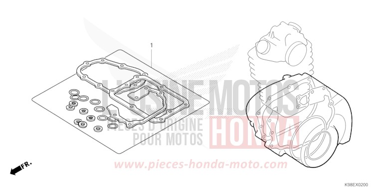 DICHTUNG SATZ B von CB125R MAT CYNOS GRAY METALLIC (NH312) von 2024