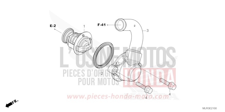 THERMOSTAT von CBR500R GRAND PRIX RED (R380) von 2024