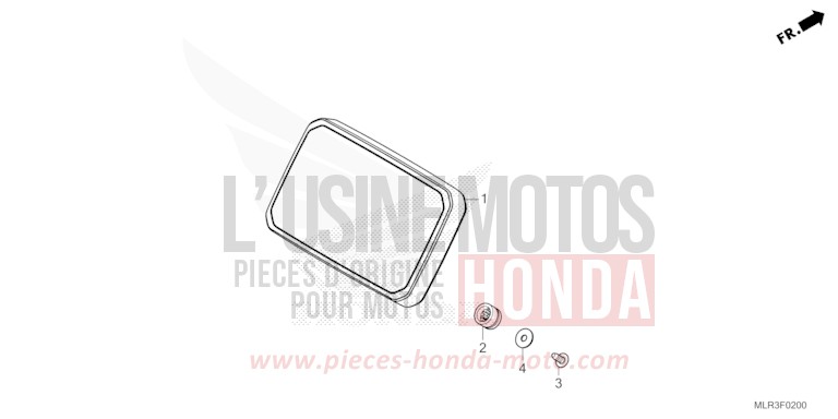 MESSGERAET von CBR500R GRAND PRIX RED (R380) von 2024