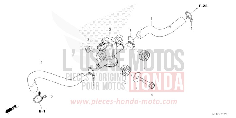 LUFTEINBLASMAGNETVENTIL von CBR500R GRAND PRIX RED (R380) von 2024