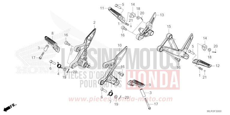 STUFE von CBR500R GRAND PRIX RED (R380) von 2024