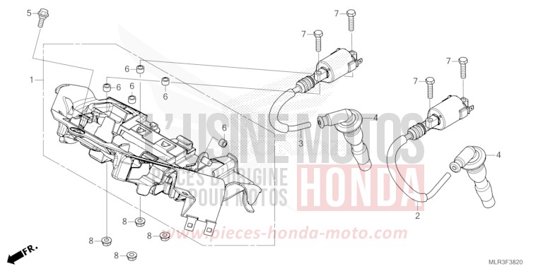 ZUENDSPULE von CBR500R GRAND PRIX RED (R380) von 2024