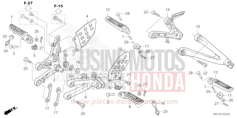 STUFE von CBR600RR GRAND PRIX RED (R380) von 2024