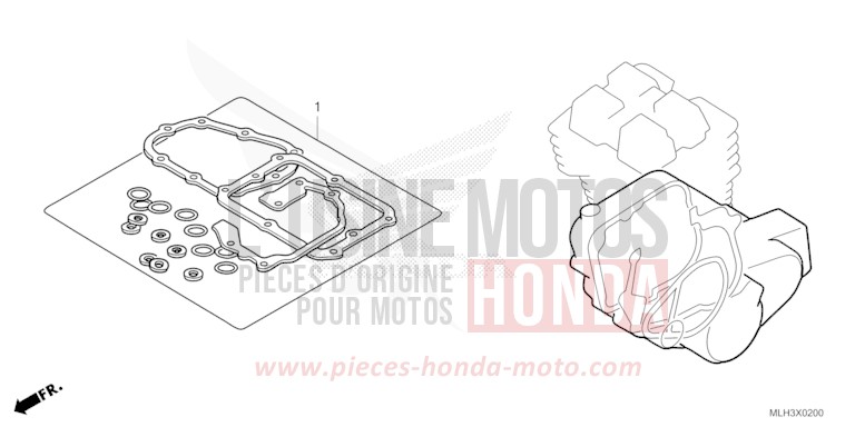 DICHTUNG SATZ B von Rebell PEARL SHINING BLACK (NHB98) von 2024