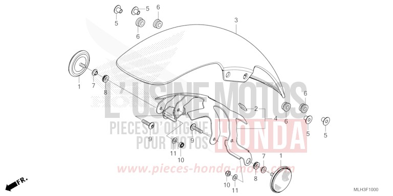 KOTFLUEGEL, VORNE von Rebell PEARL SMOKY GRAY (NHC53) von 2024