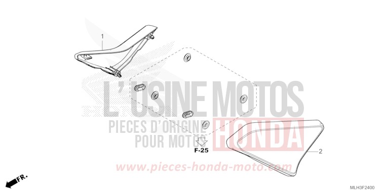 SEITENABDECKUNG von Rebell PEARL SMOKY GRAY (NHC53) von 2024