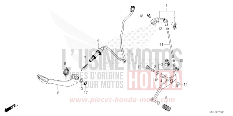 PEDAL von Rebell PEARL SMOKY GRAY (NHC53) von 2024