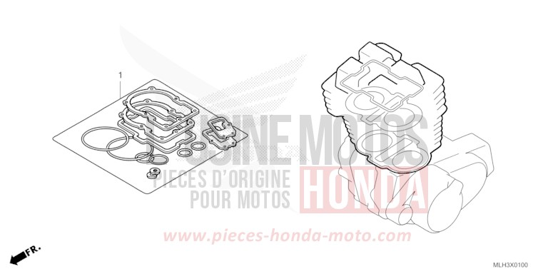 DICHTUNG SATZ A von Rebell SEAL SILVER METALLIC (NHA14) von 2024