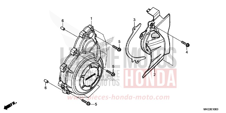 WECHSELSTROM-GENERATORABDECKUNG von Rebell MAT FRESCO BROWN (Y215) von 2019
