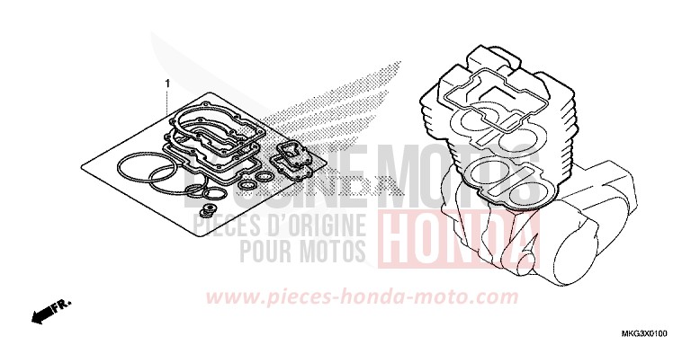 DICHTUNG SATZ A von Rebell MAT FRESCO BROWN (Y215) von 2019