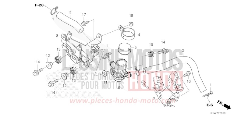 LUFTEINBLASMAGNETVENTIL von SH350i MAT RUTHENIUM SILVER METALLIC (NHB88) von 2023