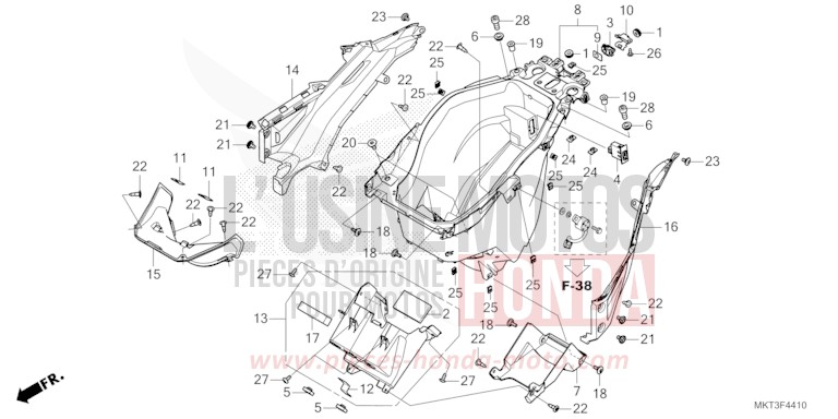 HANDGEPAECKFACH von X-ADV IRIDIUM GRAY METALLIC (NHC65) von 2024