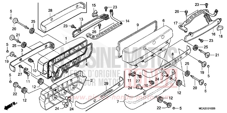 ZYLINDERKOPFDECKEL von Goldwing BILLET SILVER METALLIC (NHA27B) von 2007
