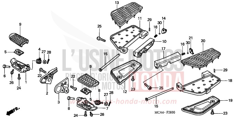 STUFE von Goldwing BILLET SILVER METALLIC (NHA27B) von 2007