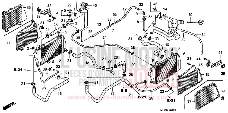 KUEHLER von Goldwing BILLET SILVER METALLIC (NHA27B) von 2007