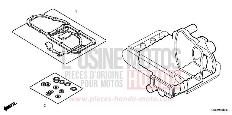 DICHTUNG SATZ B von Goldwing BILLET SILVER METALLIC (NHA27) von 2008