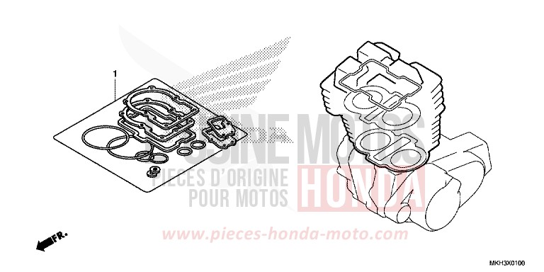 DICHTUNG SATZ A von X-ADV MAT BULLET SILVER (NH389) von 2018