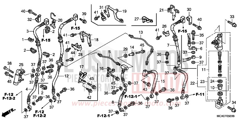VERZOEGERUNGSVENTIL von Goldwing MONTEREY BLUE METALLIC (B205) von 2009