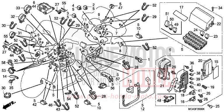 KABELBAUM von Goldwing SCHWARZ (NH1) von 2001