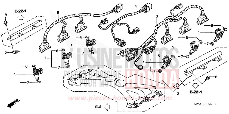 EINSPRITZUNG von Goldwing PEARL APOLLO BLUE (PB304) von 2001