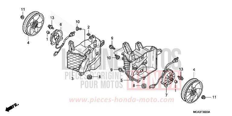 KUEHLGEBLAESE von Goldwing DURANGO RED METALLIC (R274) von 2003