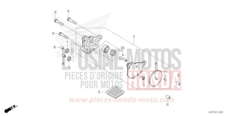OELPUMPE von Monkey MILLENNIUM RED 2 (R408) von 2025