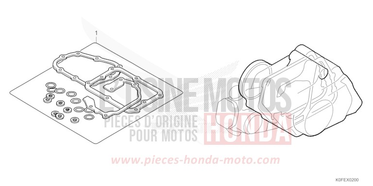 DICHTUNG SATZ B von Monkey MILLENNIUM RED 2 (R408) von 2025