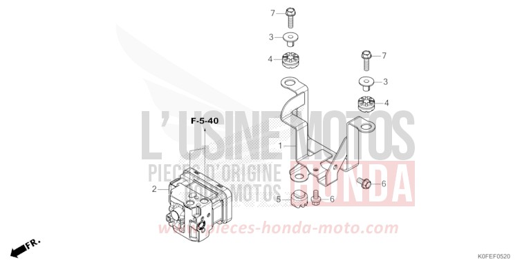 ABS-MODULATOR von Monkey MILLENNIUM RED 2 (R408) von 2025