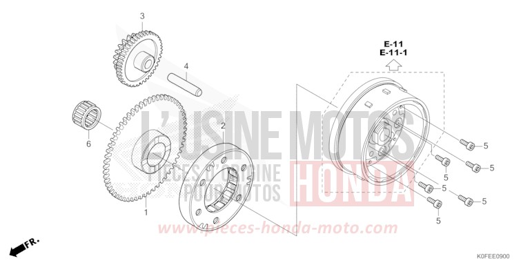 ANLASSERKUPPLUNG von Monkey SHEEN SILVER METALLIC (NH364) von 2025