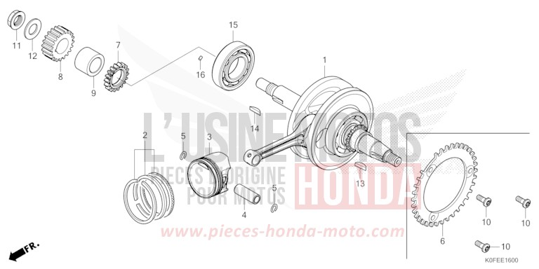 KURBELWELLE/KOLBEN von Monkey SHEEN SILVER METALLIC (NH364) von 2025