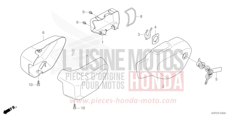 SEITLICHE AUSSENABDECKUNG von Monkey SHEEN SILVER METALLIC (NH364) von 2025