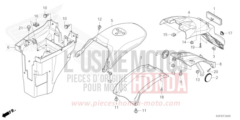 KOTFLUEGEL, HINTEN von Monkey SHEEN SILVER METALLIC (NH364) von 2025