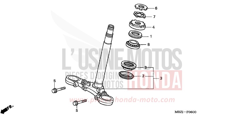 LENKSCHAFT von Hornet PEARL FLASH YELLOW (Y163) von 2002