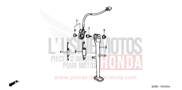 STAENDER von Hornet PEARL COOL WHITE (NHA16) von 2003