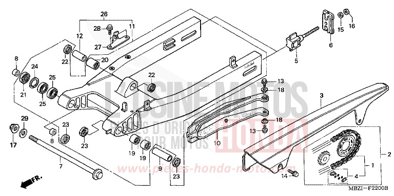 SCHWINGE von Hornet PEARL COOL WHITE (NHA16) von 2004