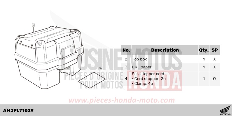 KIT,TOP BOX 38L von X-ADV MAT GOLDFINCH YELLOW (Y242) von 2025