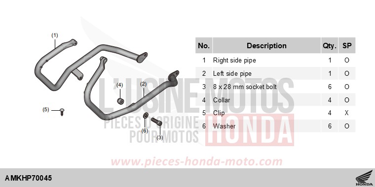 KIT,SIDE PIPE von X-ADV MAT GOLDFINCH YELLOW (Y242) von 2025