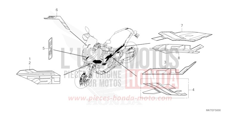 MARKE/STREIFEN von X-ADV MAT GOLDFINCH YELLOW (Y242) von 2025