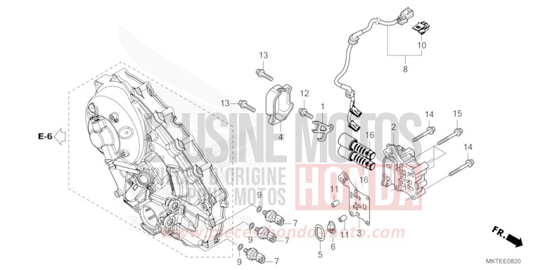 LINEARMAGNETVENTIL von X-ADV GRAPHITE BLACK (NHB01) von 2025