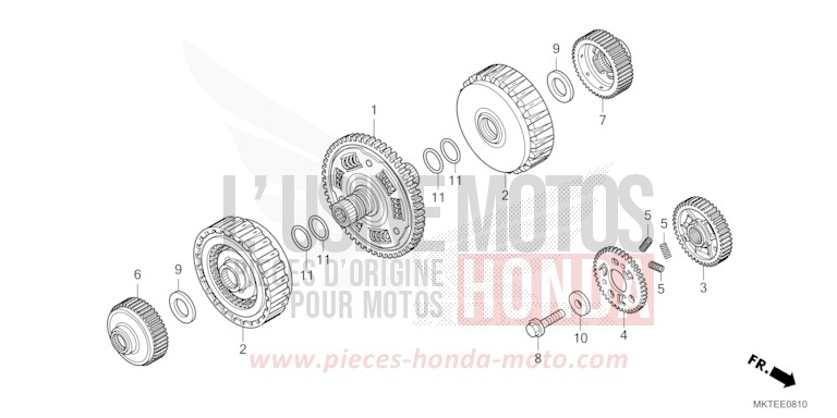 KUPPLUNG von X-ADV MAT PEARL GLARE WHITE (NHB54) von 2026