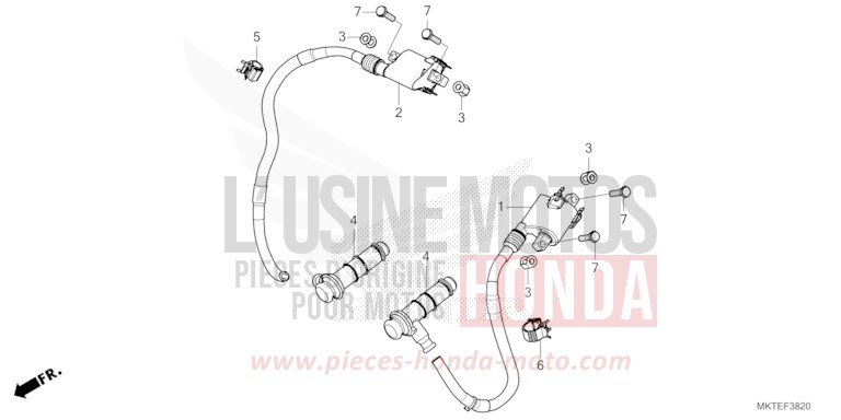 ZUENDSPULE von X-ADV MAT PEARL GLARE WHITE (NHB54) von 2026