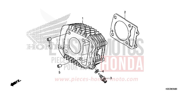 ZYLINDER von C125A PEARL NEBULA RED (R376) von 2019